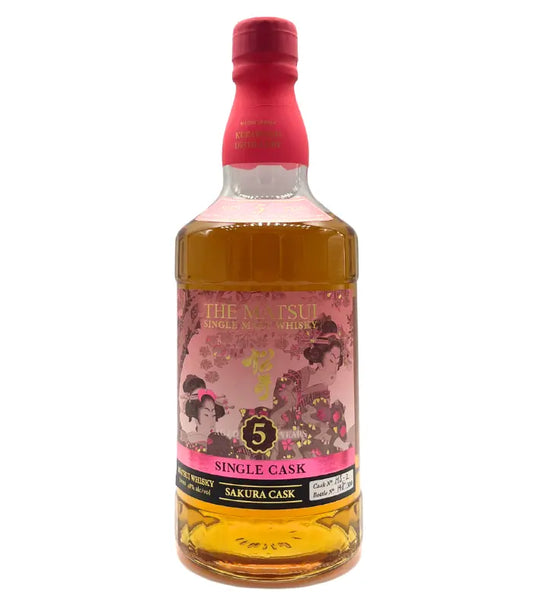 The Matsui 5 Year Sakura Single Cask Japanese Whisky 700mL