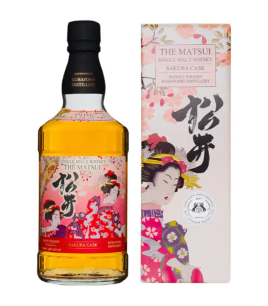 The Matsui Sakura Cask Single Malt Japanese Whisky 700mL