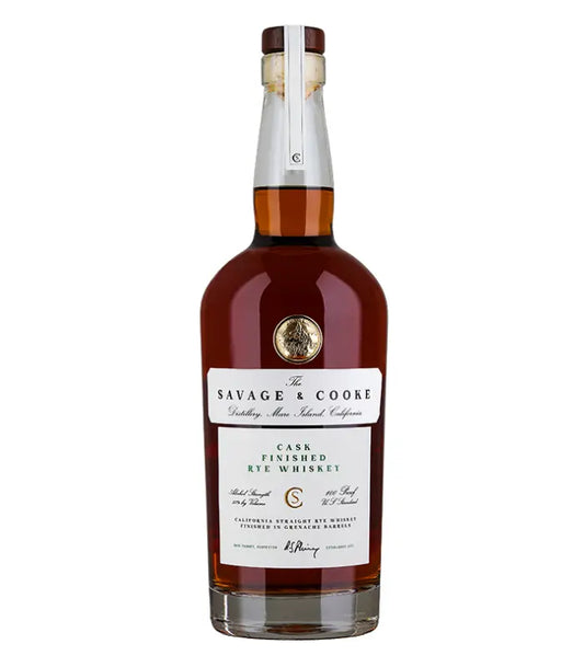 Savage & Cooke Grenache Cask Finished Rye Whiskey 750mL