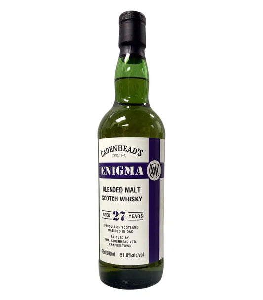 WM Cadenhead Enigma 27 Year Islay Single Malt Scotch Whisky