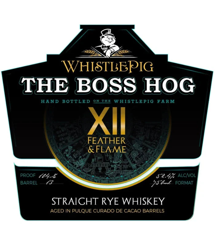 WhistlePig Boss Hog XII 'Feather & Flame' Straight Rye Whiskey