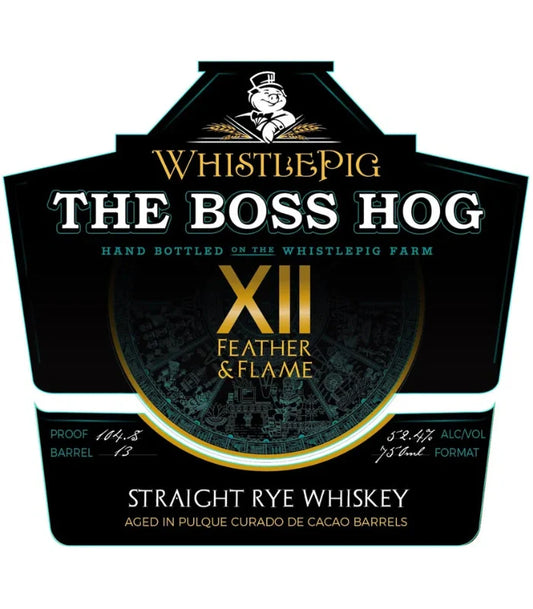 WhistlePig Boss Hog XII 'Feather & Flame' Straight Rye Whiskey