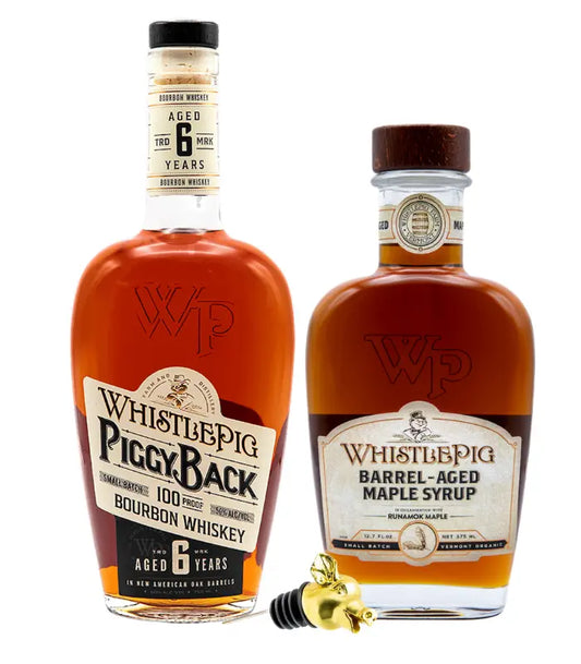 WhistlePig PiggyBack Bourbon w/ Pour Snout & Maple Syrup Bundle
