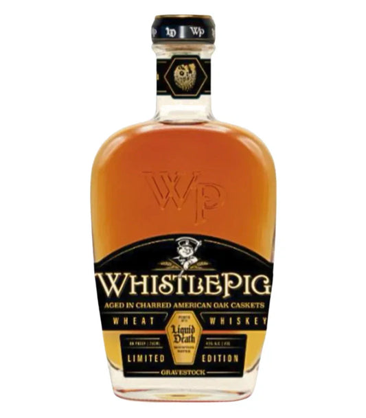 WhistlePig Wheat Whiskey Proofed with Liquid Death Mountain Water 750mL
