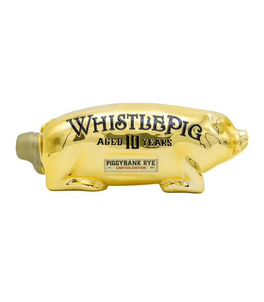 WhistlePig Limited Edition 10 Years Aged Gold Edition Piggybank Rye 1L