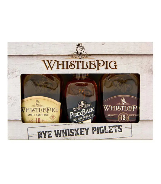 Whistlepig "Rye Whiskey Piglets" Flight Gift Set 3x50mL