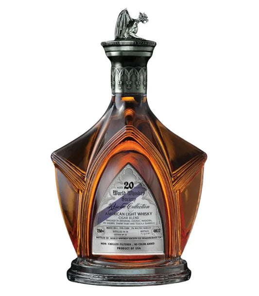 World Whiskey Society 20 Year Cigar Blend American Light Whiskey