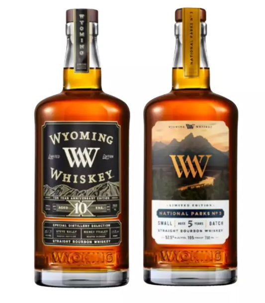 Wyoming Whiskey 10 Year Anniversary and National Parks No. 3 Bundle