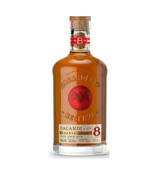 Buy Bacardi Reserva Ocho Rum 750mL Online - The Barrel Tap Online Liquor Delivered