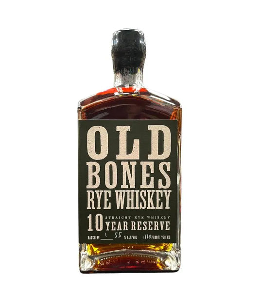 Buy Backbone Old Bones 10 Year Reserve Straight Rye Whiskey 750mL Online - The Barrel Tap Online Liquor Delivered