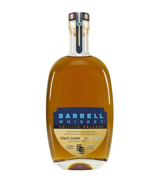 Buy Barrell Whiskey Private Release Blend DHC1 750mL Online - The Barrel Tap Online Liquor Delivered