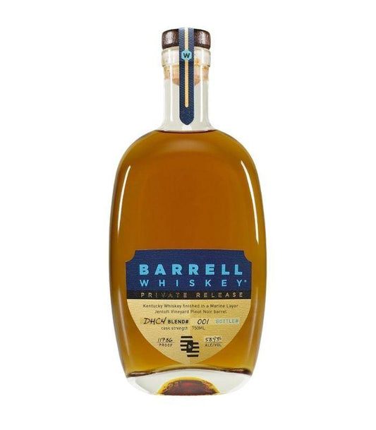 Buy Barrell Whiskey Private Release Blend DHC4 750mL Online - The Barrel Tap Online Liquor Delivered