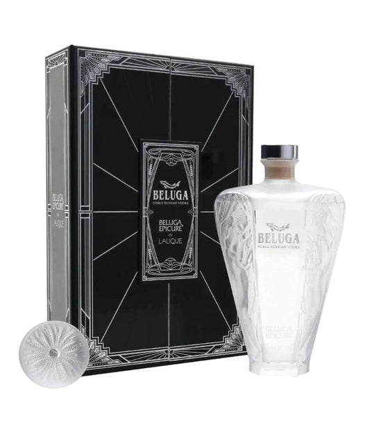 Buy Beluga Epicure by Lalique Vodak Decanter 750mL Online - The Barrel Tap Online Liquor Delivered