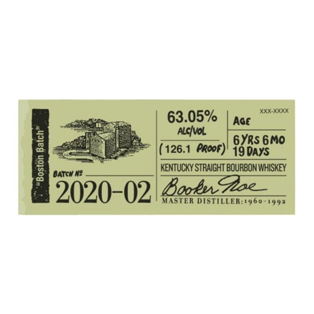 Buy Booker’s Bourbon Batch 2020-02 ‘Boston Batch’ Online - The Barrel Tap Online Liquor Delivered