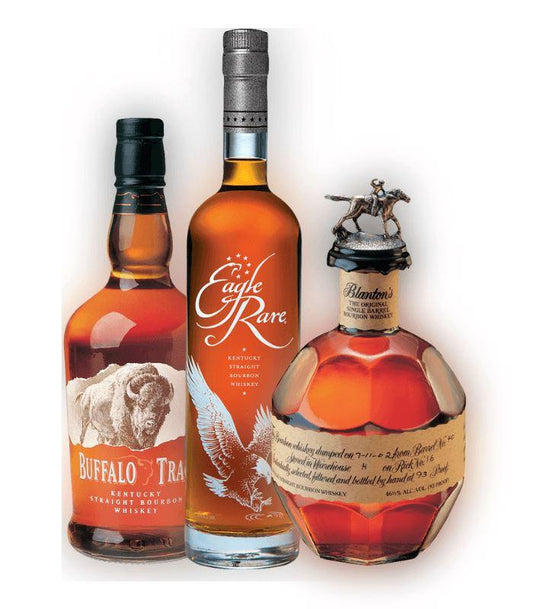 Buy Buffalo Trace | Eagle Rare | Blanton's Single Barrel Bundle Online - The Barrel Tap Online Liquor Delivered