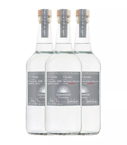 Buy Casamigos Reposado Cristalino Tequila 3-Pack Online - The Barrel Tap Online Liquor Delivered