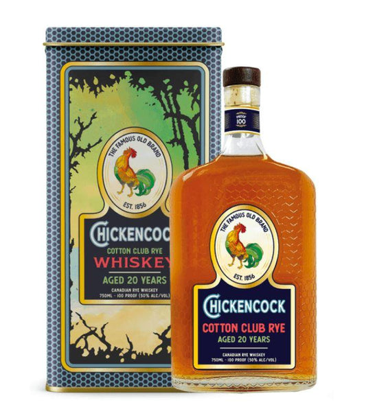 Buy Chicken Cock Cotton Club Rye 20 YR Old 750mL Online - The Barrel Tap Online Liquor Delivered