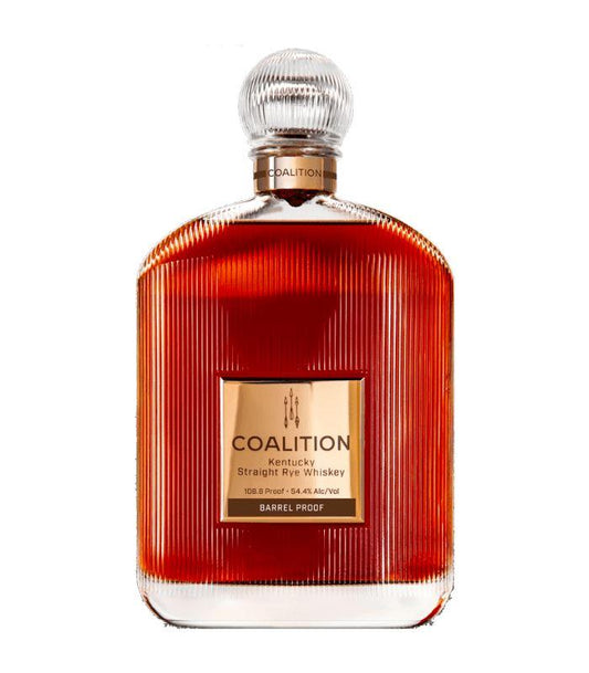 Buy Coalition Barrel Proof Kentucky Straight Rye Whiskey 108.8 Proof 750mL Online - The Barrel Tap Online Liquor Delivered