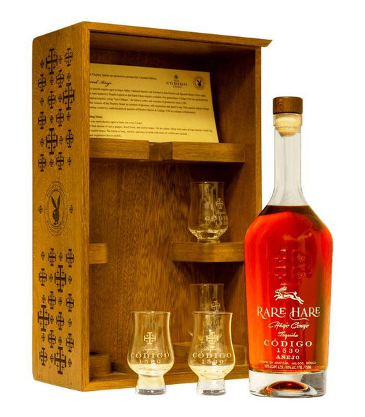 Buy Codigo 1530 Playboy Rare Hare Añejo Tequila 750mL Online - The Barrel Tap Online Liquor Delivered