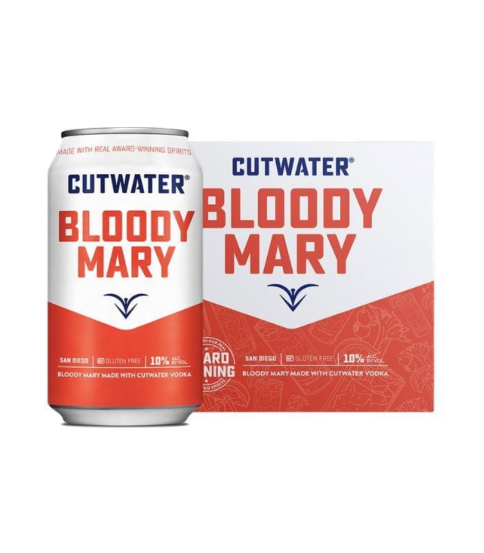 Buy Cutwater Mild Bloody Mary 4 Pack Online - The Barrel Tap Online Liquor Delivered