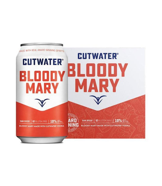 Buy Cutwater Mild Bloody Mary 4 Pack Online - The Barrel Tap Online Liquor Delivered