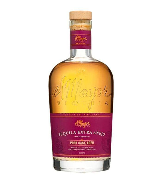 Buy El Mayor Extra Anejo Port Cask Aged Tequila 750mL Online - The Barrel Tap Online Liquor Delivered