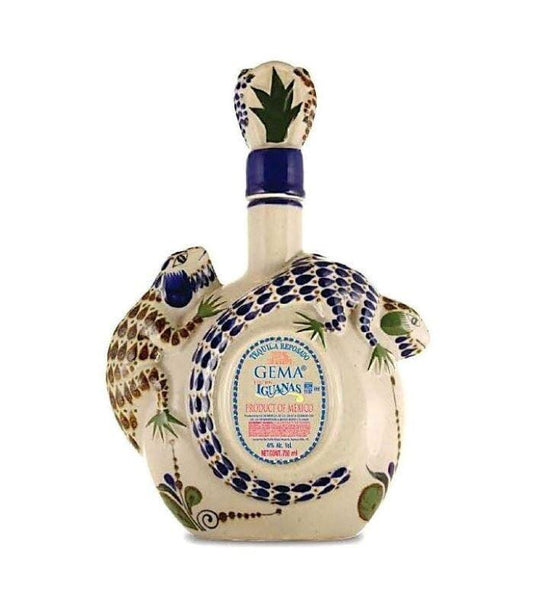 Buy Gema Iguanas Ceramic Reposado Tequila 750mL Online - The Barrel Tap Online Liquor Delivered