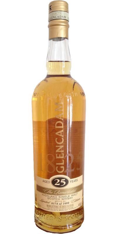 Buy Glencadam Aged 25 Years Old Scotch 750mL Online - The Barrel Tap Online Liquor Delivered