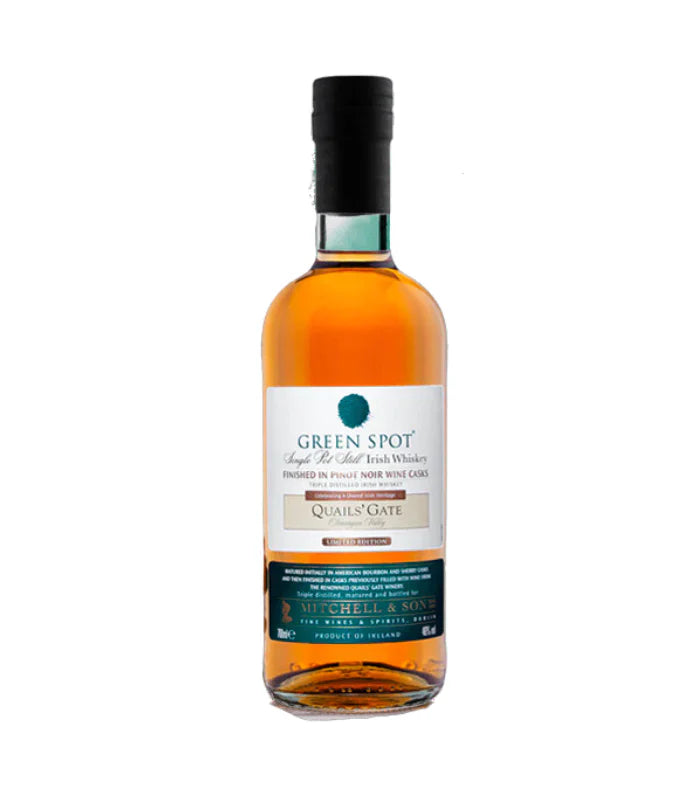 Buy Green Spot Quails Gate Single Pot Still Irish Whiskey 700mL Online - The Barrel Tap Online Liquor Delivered