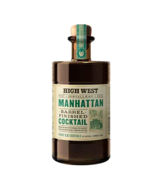 Buy High West Manhattan Barrel Finished Cocktail 375mL Online - The Barrel Tap Online Liquor Delivered