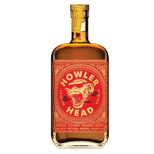 Buy Howler Head Banana Infused Kentucky Straight Bourbon Whiskey 750mL Online - The Barrel Tap Online Liquor Delivered