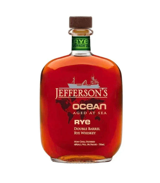 Buy Jefferson’s Ocean Aged At Sea Voyage 26 Double Barrel Rye Whiskey 750mL Online - The Barrel Tap Online Liquor Delivered