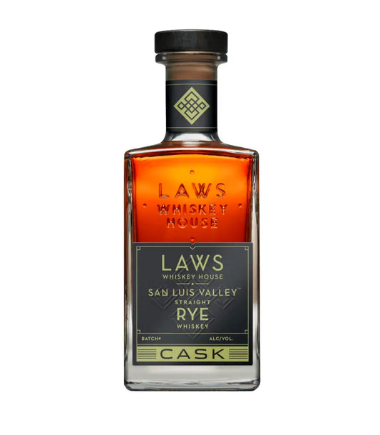 Buy Laws Whiskey House San Luis Valley Straight Cask Rye Whiskey 750mL Online - The Barrel Tap Online Liquor Delivered