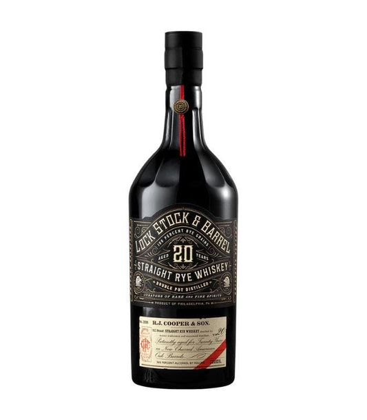 Buy Lock Stock & Barrel 20 Year Straight Rye Whiskey Online - The Barrel Tap Online Liquor Delivered