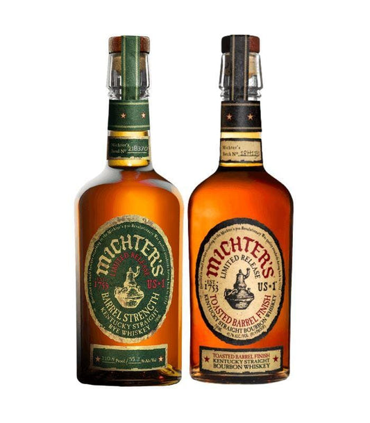 Buy Michter's Barrel Strength Rye & Toasted Barrel Bourbon Bundle Online - The Barrel Tap Online Liquor Delivered
