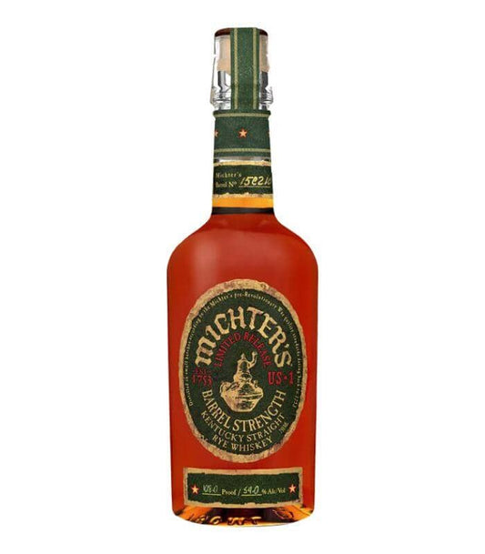 Buy Michter’s US1 Barrel Strength Rye Whiskey 2021 Limited Release Online - The Barrel Tap Online Liquor Delivered