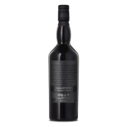 Buy Oban Bay Reserve Scotch | Game of Thrones The Night's Watch Online - The Barrel Tap Online Liquor Delivered
