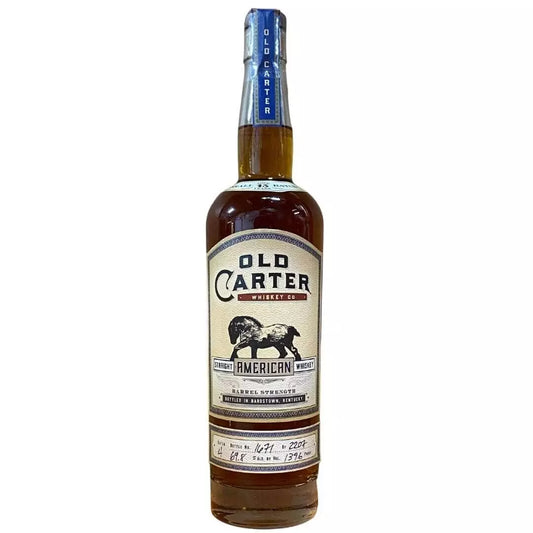 Buy Old Carter Straight American Whiskey 13 Year, Batch 4 2020 Release Online - The Barrel Tap Online Liquor Delivered