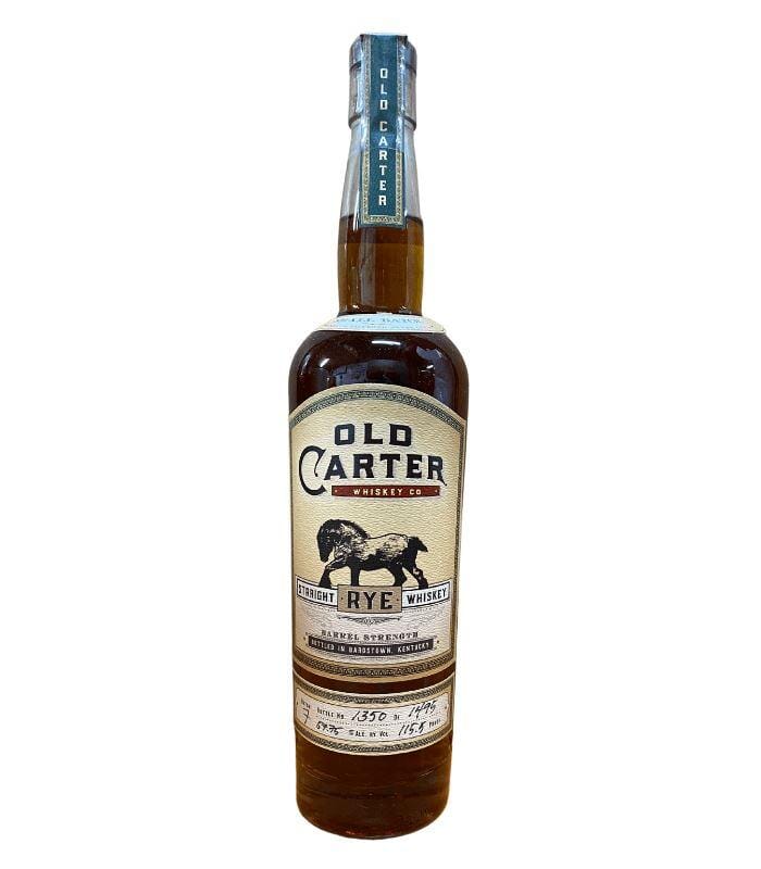 Buy Old Carter Straight Rye Whiskey Batch 7 2021 Release Online - The Barrel Tap Online Liquor Delivered