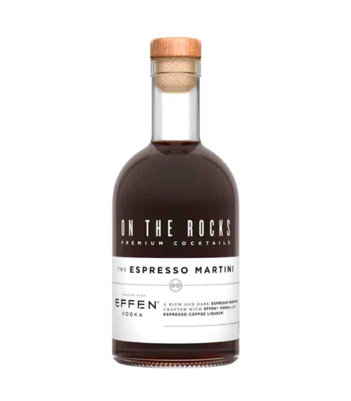 Buy On The Rocks Espresso Martini Effen Vodka Premium Cocktails 375mL Online - The Barrel Tap Online Liquor Delivered