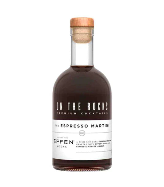 Buy On The Rocks Espresso Martini Effen Vodka Premium Cocktails 375mL Online - The Barrel Tap Online Liquor Delivered