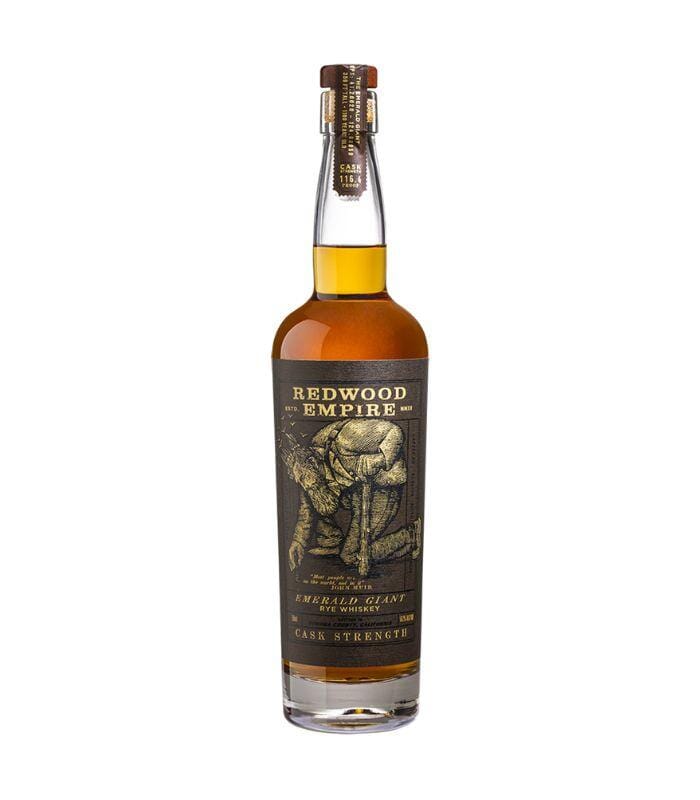 Buy Redwood Empire Cask Strength Emerald Giant Rye Whiskey 750mL Online - The Barrel Tap Online Liquor Delivered