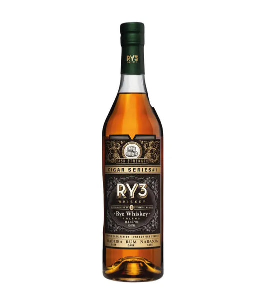 Buy Ry3 Whiskey Cigar Series #1 Rye Whiskey 750mL Online - The Barrel Tap Online Liquor Delivered