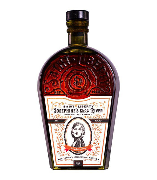 Buy Saint Liberty Josephine's Flat Head River Straight Rye Whiskey 750mL Online - The Barrel Tap Online Liquor Delivered
