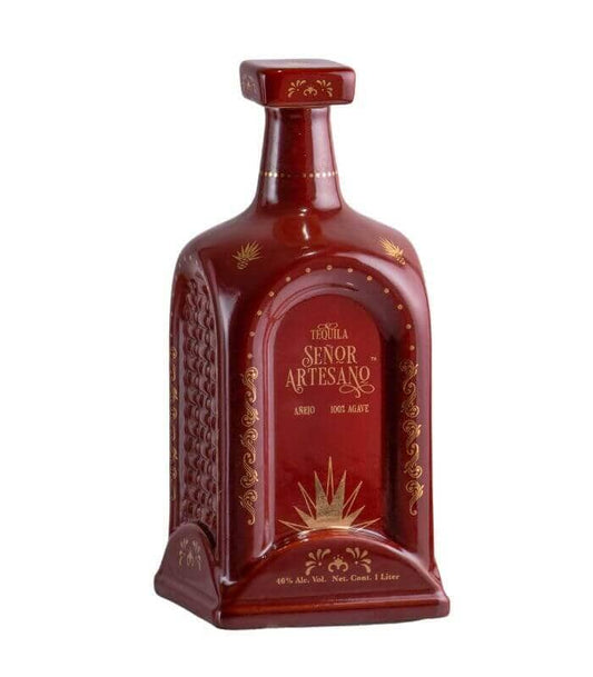 Buy Senor Artesano Anejo Ceramic Tequila 1L Online - The Barrel Tap Online Liquor Delivered