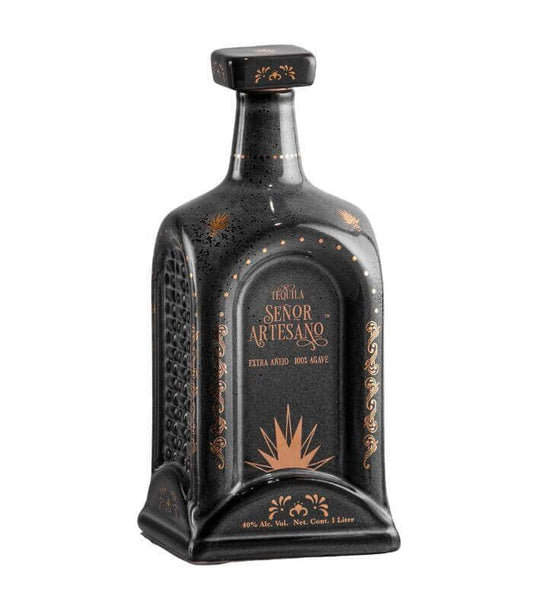 Buy Senor Artesano Extra Anejo Ceramic Tequila 1L Online - The Barrel Tap Online Liquor Delivered