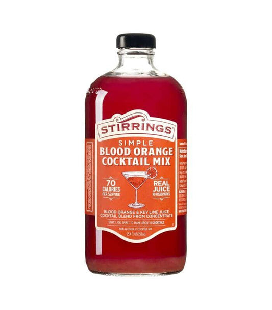 Buy Stirrings Blood Orange Cocktail Mix 750mL Online - The Barrel Tap Online Liquor Delivered