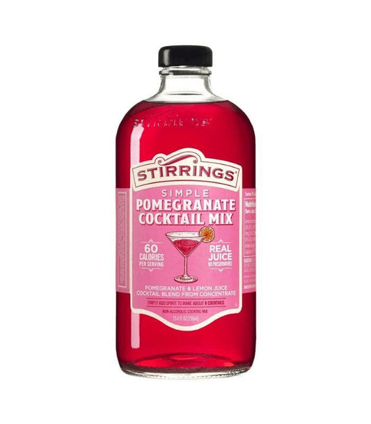 Buy Stirrings Pomegranate Cocktail Mix 750mL Online - The Barrel Tap Online Liquor Delivered