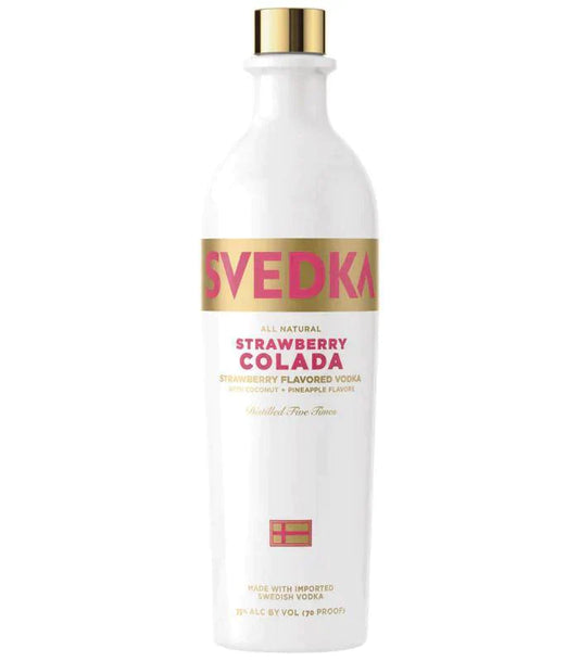 Buy Svedka Strawberry Colada Vodka 750mL Online - The Barrel Tap Online Liquor Delivered