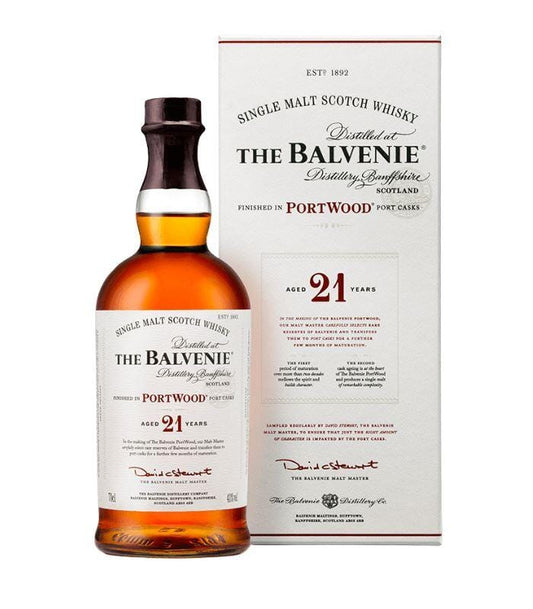 Buy The Balvenie Port Wood Aged 21 Years Scotch Whisky 750ml Online - The Barrel Tap Online Liquor Delivered